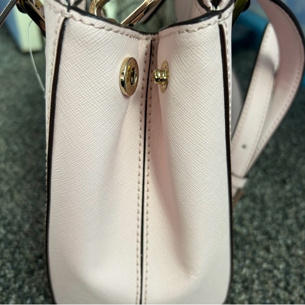 Kate Spade Pink Satchel with Gold Accents - Picture 3 of 6